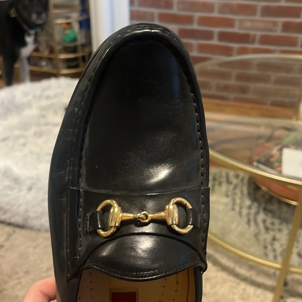 Cole Haan Mercanti Fiorentini black leather men’s loafers - size 12 - Picture 3 of 5